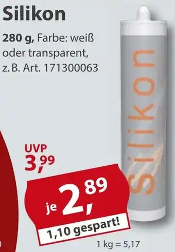 Sonderpreis Baumarkt Silikon Angebot