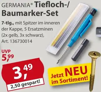 Sonderpreis Baumarkt GERMANIA Tiefloch-/ Baumarker-Set Angebot