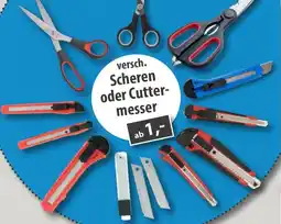 Sonderpreis Baumarkt versch. Scheren oder Cuttermesser Angebot