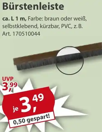 Sonderpreis Baumarkt Bürstenleiste Angebot