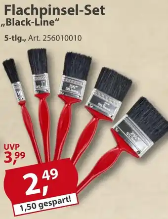 Sonderpreis Baumarkt Flachpinsel-Set „Black-Line" Angebot