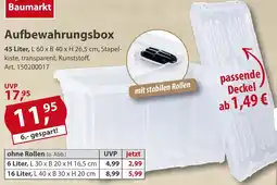 Sonderpreis Baumarkt Aufbewahrungsbox Angebot