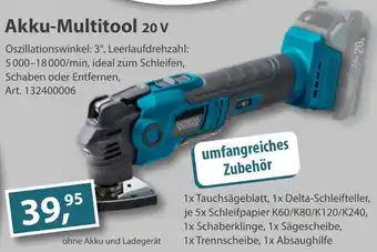 Sonderpreis Baumarkt GERMANIA Akku-Multitool 20 V Angebot