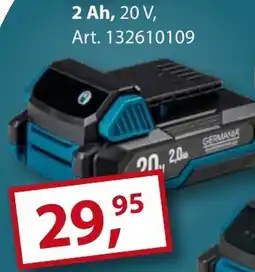 Sonderpreis Baumarkt GERMANIA Li-Ion-Akku Angebot