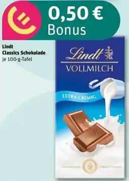 REWE Lindt Classics Schokolade Angebot