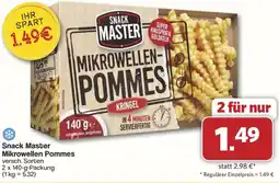 Famila Nord West Snack Master Mikrowellen Pommes Angebot