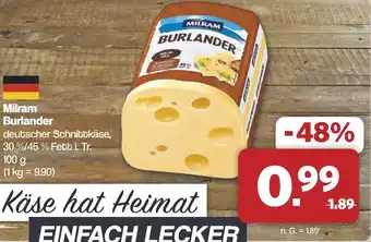 Famila Nord West Milram Burlander Angebot