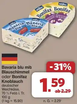 Famila Nord West Bavaria blu mit Blauschimmel oder Bonifaz Knoblauch Angebot