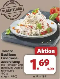 Famila Nord West Tomate-Basilikum Frischkäse- zubereitung Angebot
