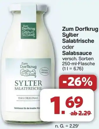 Famila Nord West Zum Dorfkrug Sylter Salatfrische oder Salatsauce Angebot