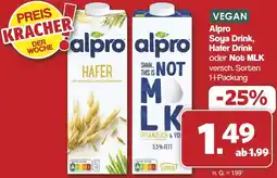 Famila Nord West Alpro Soya Drink, Hafer Drink oder Not MLK Angebot