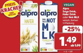 Famila Nord West Alpro Soya Drink, Hafer Drink oder Not MLK Angebot