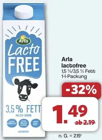 Famila Nord West Arla lactofree Angebot