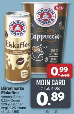 Famila Nord West Bärenmarke Eiskaffee Angebot