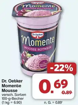 Famila Nord West Dr. Oetker Momente Mousse Angebot