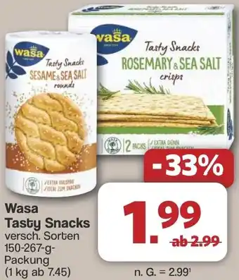 Famila Nord West Wasa Tasty Snacks Angebot