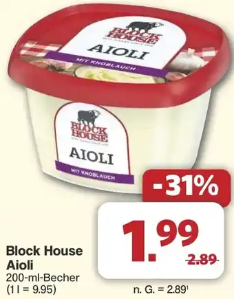 Famila Nord West Block House Aioli Angebot