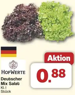 Famila Nord West HOFWERTE Deutscher Mix Salat Angebot