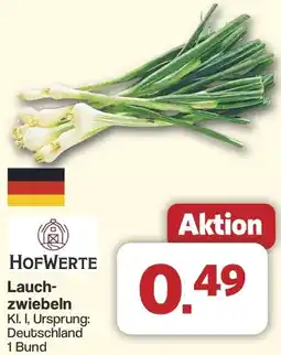 Famila Nord West HOFWERTE Lauchzwiebeln Angebot