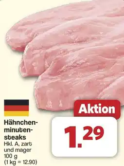 Famila Nord West Hähnchen- minuten- steaks Angebot