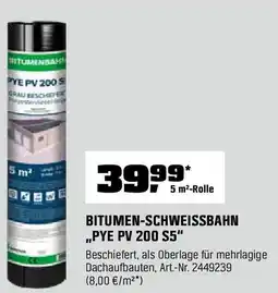 OBI BITUMEN-SCHWEISSBAHN ,,PYE PV 200 S5" Angebot