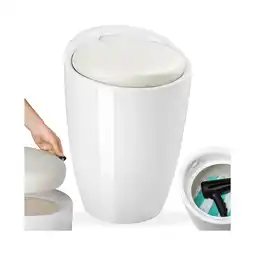 Netto Marken-Discount tectake Sitzhocker, aus hochwertigem Kunststoff, 18 l Stauraum, 36 x 51 cm Angebot