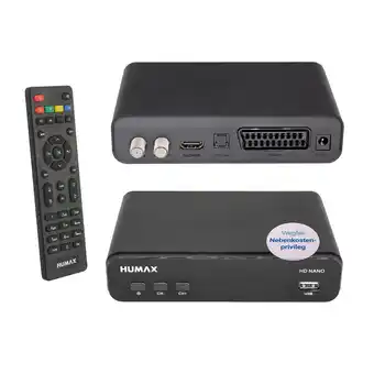 Netto Marken-Discount Humax HD Nano Digitaler Satellitenreceiver mit 1080p, HDMI, SCART, 12V Angebot