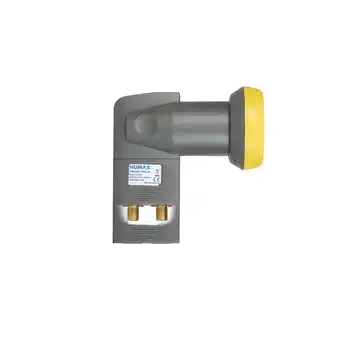 Netto Marken-Discount Humax Twin Universal LNB, Wetterschutz, LTE-Filter, schwarz/gelb Angebot