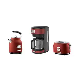 Netto Marken-Discount Westinghouse Frühstücksset WES22 rot Angebot