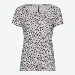 NKD Damen-T-Shirt mit Rundhalsausschnitt, gemustert Angebot