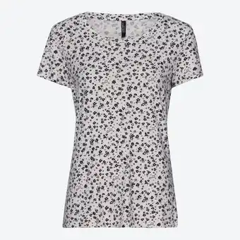 NKD Damen-T-Shirt mit Rundhalsausschnitt, gemustert Angebot