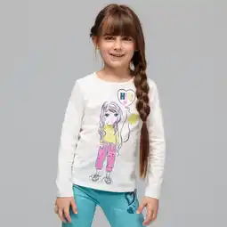 NKD Kinder-Mädchen-Shirt mit Frontaufdruck Angebot