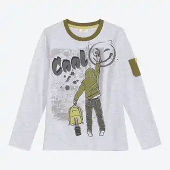 NKD Kinder-Jungen-Langarmshirt in Mélange-Optik Angebot