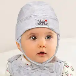 NKD Baby-Newborn-Mütze mit Hello World Schriftzug Angebot