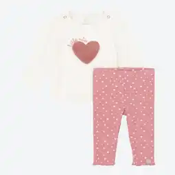 NKD Baby-Newborn-Mädchen-Set mit Herzstickerei, 2-teilig Angebot