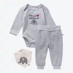 NKD Baby-Newborn-Set mit Elefanten-Motiven, 3-teilig Angebot