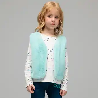 NKD Kinder-Mädchen-Set mit Weste und Langarmshirt, 2-teilig Angebot