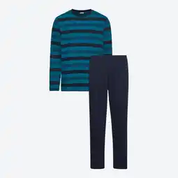 NKD Herren-Pyjama mit Streifen-Shirt, 2-teilig Angebot