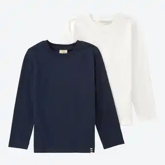 NKD Kinder-Langarmshirt aus Baumwolle, 2er-Pack Angebot