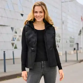 NKD Damen-Outdoor-Hybridweste mit Kapuze Angebot