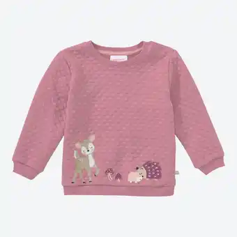 NKD Baby-Mädchen-Sweatshirt in Waffeloptik Angebot