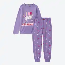 NKD Kinder-Mädchen-Pyjama mit Einhorn-Druck, 2-teilig Angebot