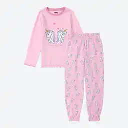 NKD Mädchen-Schlafanzug mit Einhorn-Motiven, 2-teilig Angebot