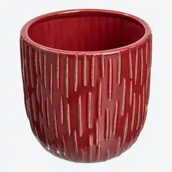 NKD Blumentopf mit Struktur, ca. Ø13x12,5cm Angebot