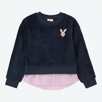 NKD Kinder-Mädchen-Fleeceshirt mit Stickerei Angebot