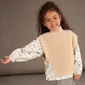 NKD Kinder-Mädchen-Poncho mit Schleifen-Details Angebot
