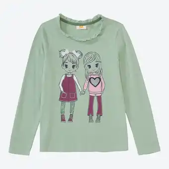 NKD Kinder-Mädchen-Langarmshirt mit großem Frontdruck Angebot