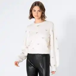 NKD Damen-Pullover mit kleinen Herzen Angebot
