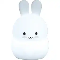 toom Baumarkt toom Akku-LED-Nachtlicht 'Hase' weiß 14,4 cm, mit Farbwechsler Angebot