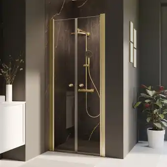 toom Baumarkt Breuer Pendeltür 'Elana 2.0' für Nische, goldfarben, 80 x 200 cm Angebot